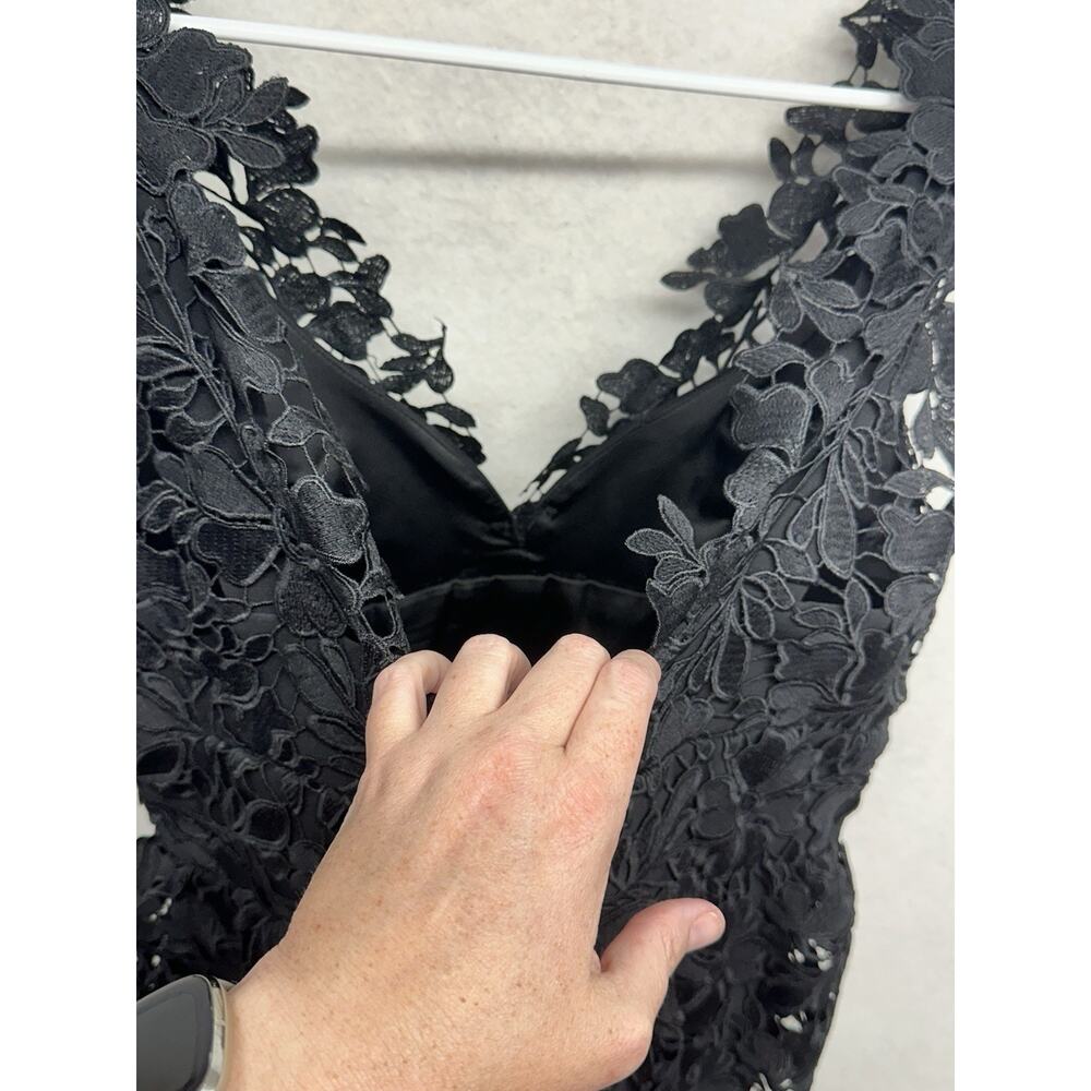 Bardot Womens Size 12 Valencia Lace Dress Black Party Cocktail Dress NWT - Picture 15 of 15